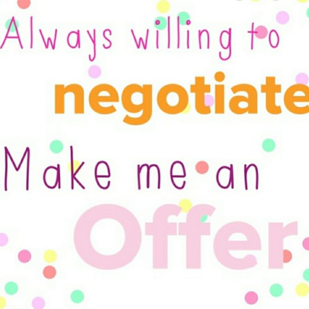 I consider all reasonable offers!